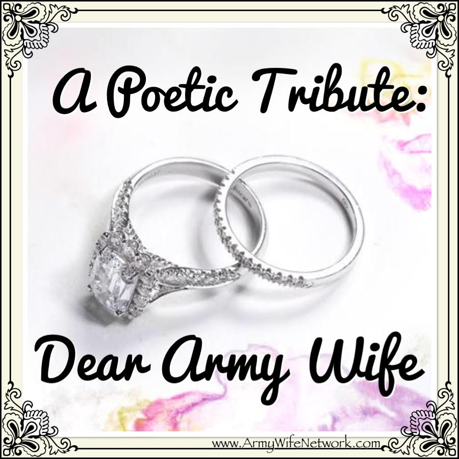 A Poetic Tribute Dear Army Wife photo