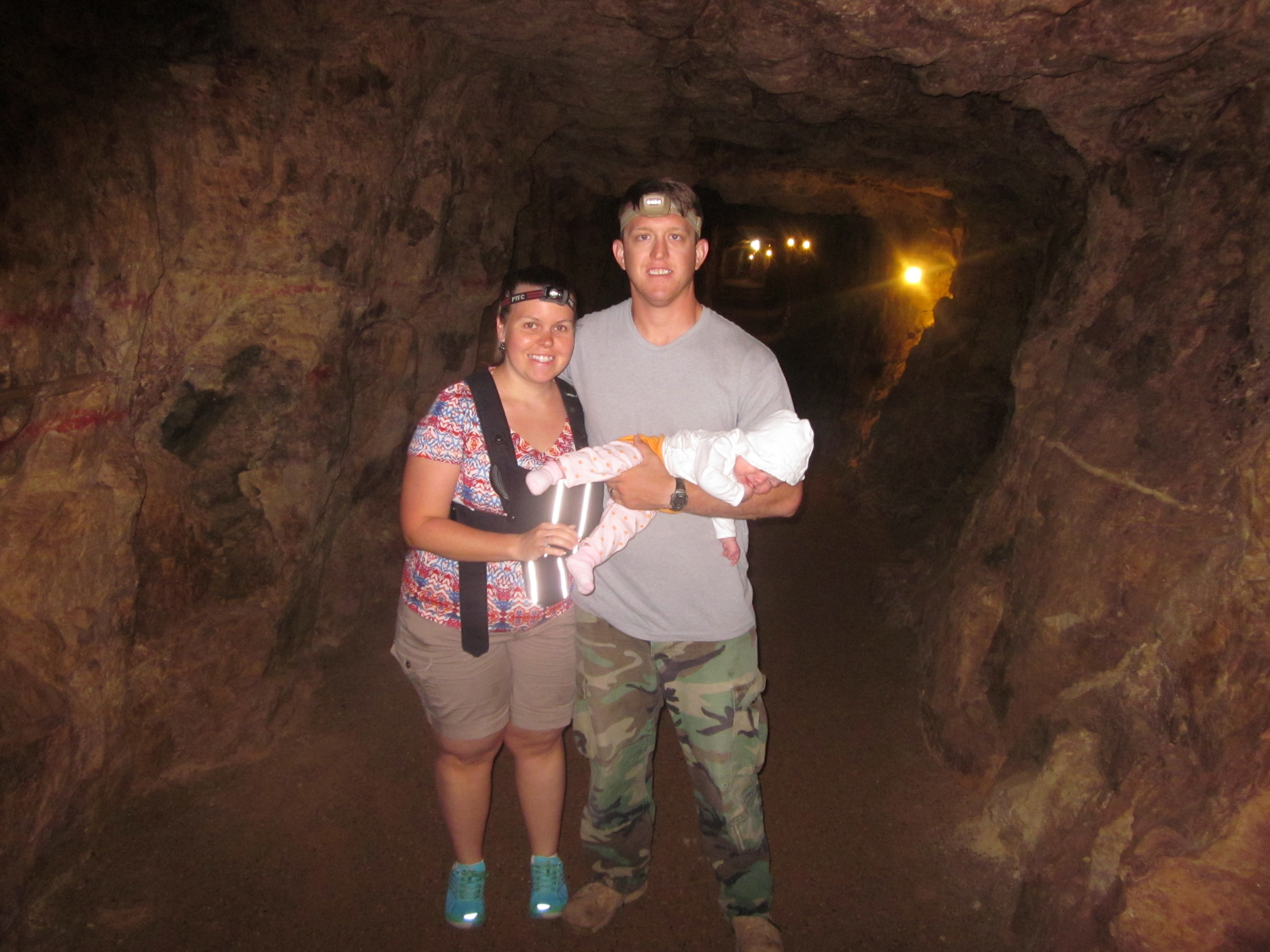 Someone (ahem, Brandon) thought it would be a fun idea to tour a cave with a 4-month-old. Do you know how much the tiniest of baby squeaks echos in a cave? 