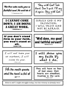 7 Days Time Scripture Cards